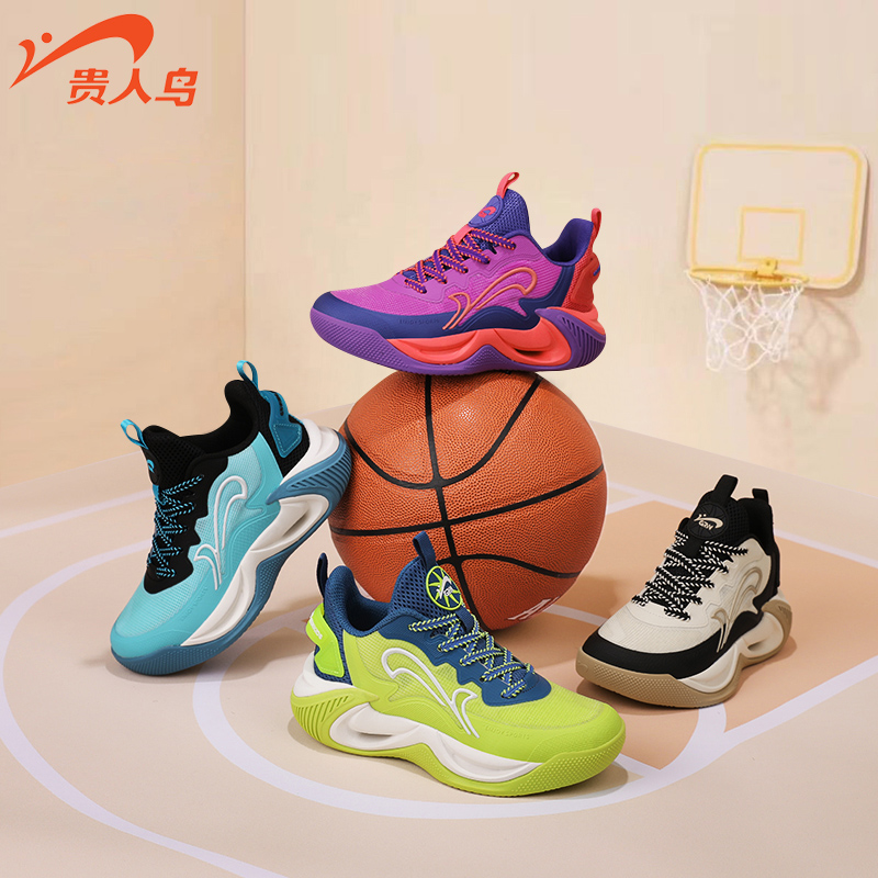 贵人鸟儿童运动鞋2025春季新款网面中大童男童篮球鞋耐磨防滑潮鞋