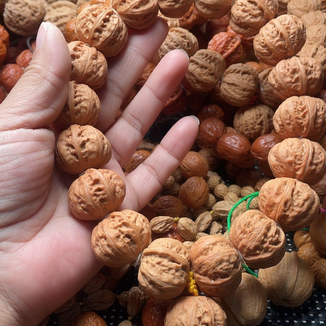 9***柒文玩核桃手串磨盘