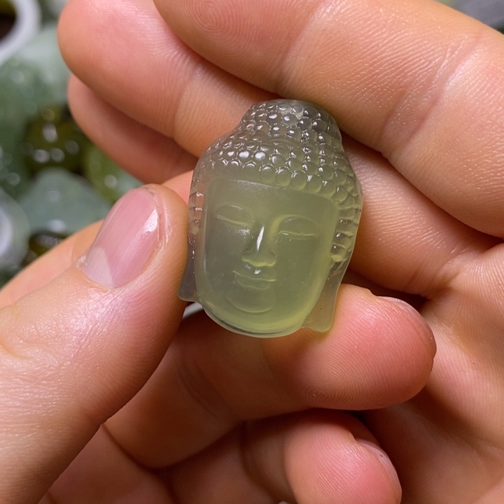 岫玉未镶嵌岫玉挂件 