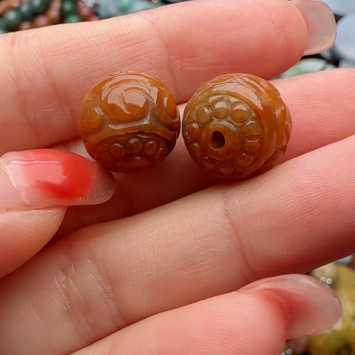 翡翠颈饰未镶嵌天然A货31