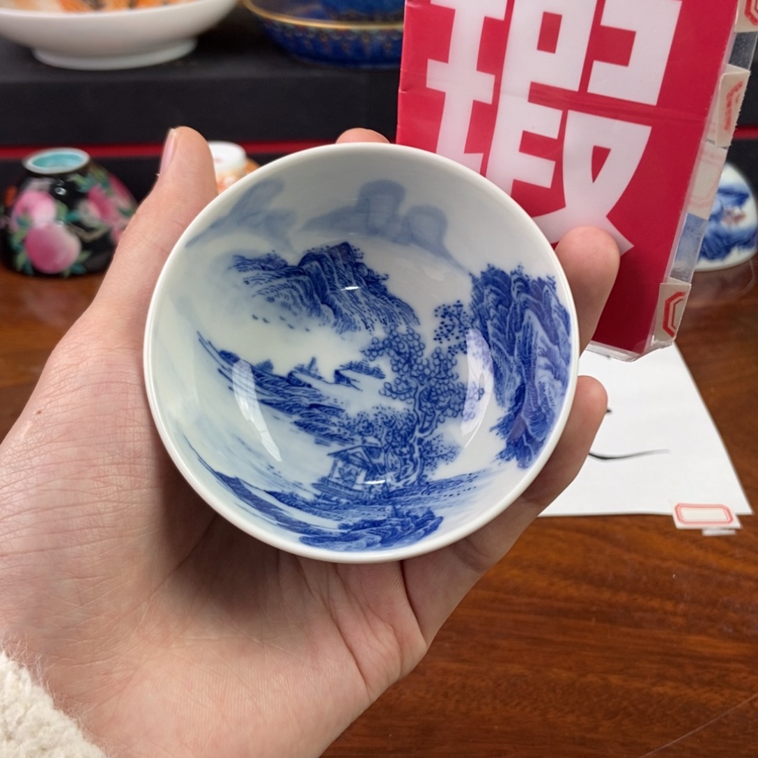 杯景德镇手绘陶瓷艺术