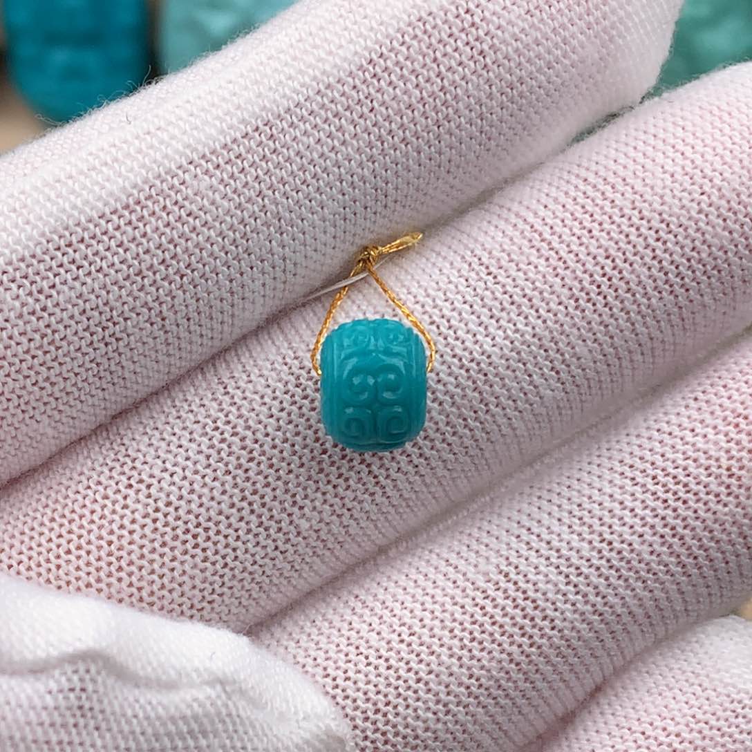 绿松石配饰未镶嵌卡8.3*6.6