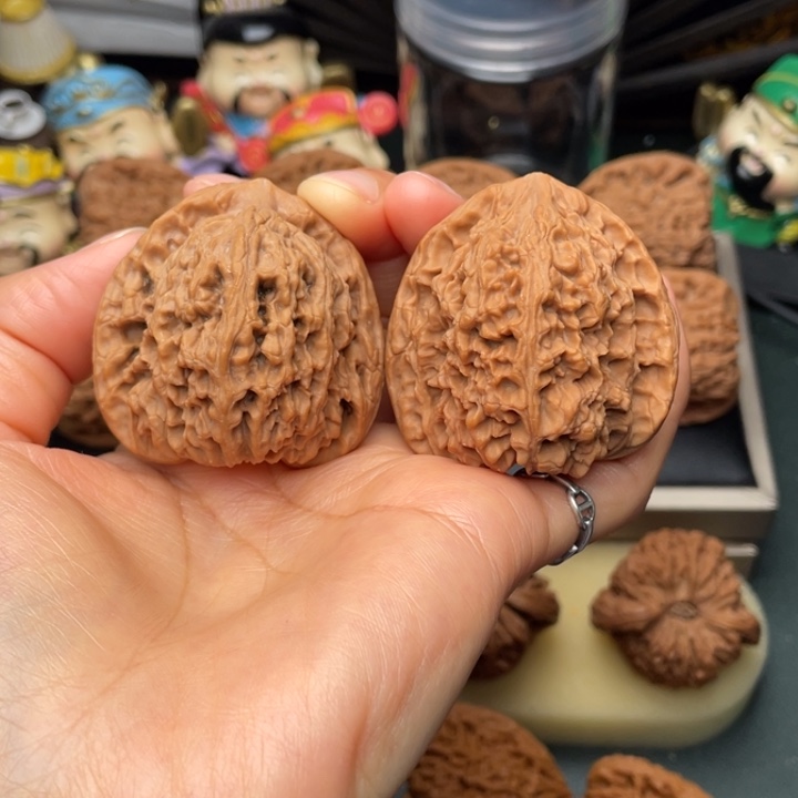 吊坠文玩核桃444344尺三角高炮