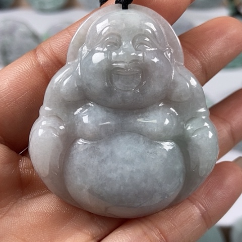 翡翠颈饰未镶嵌大佛福利