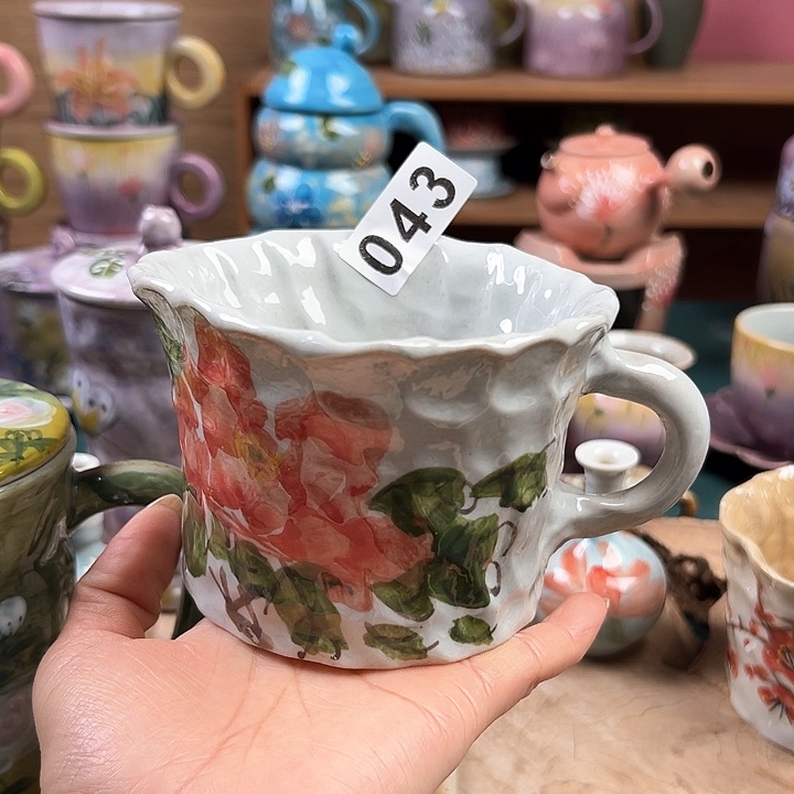 杯景德镇陶瓷手绘作品043