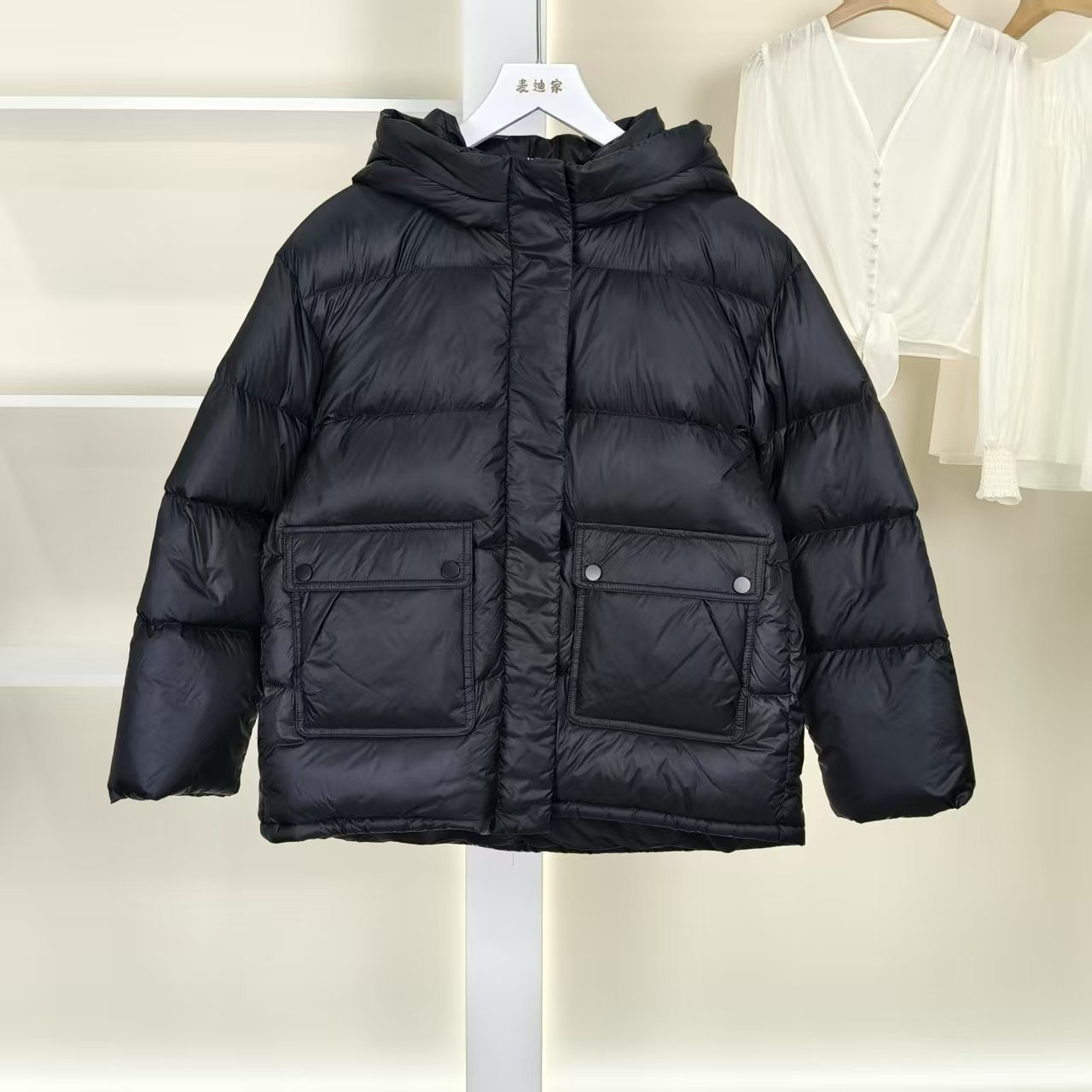 麦迪尚品 505071007 秋冬厚款保暖羽绒服品牌撤柜折扣