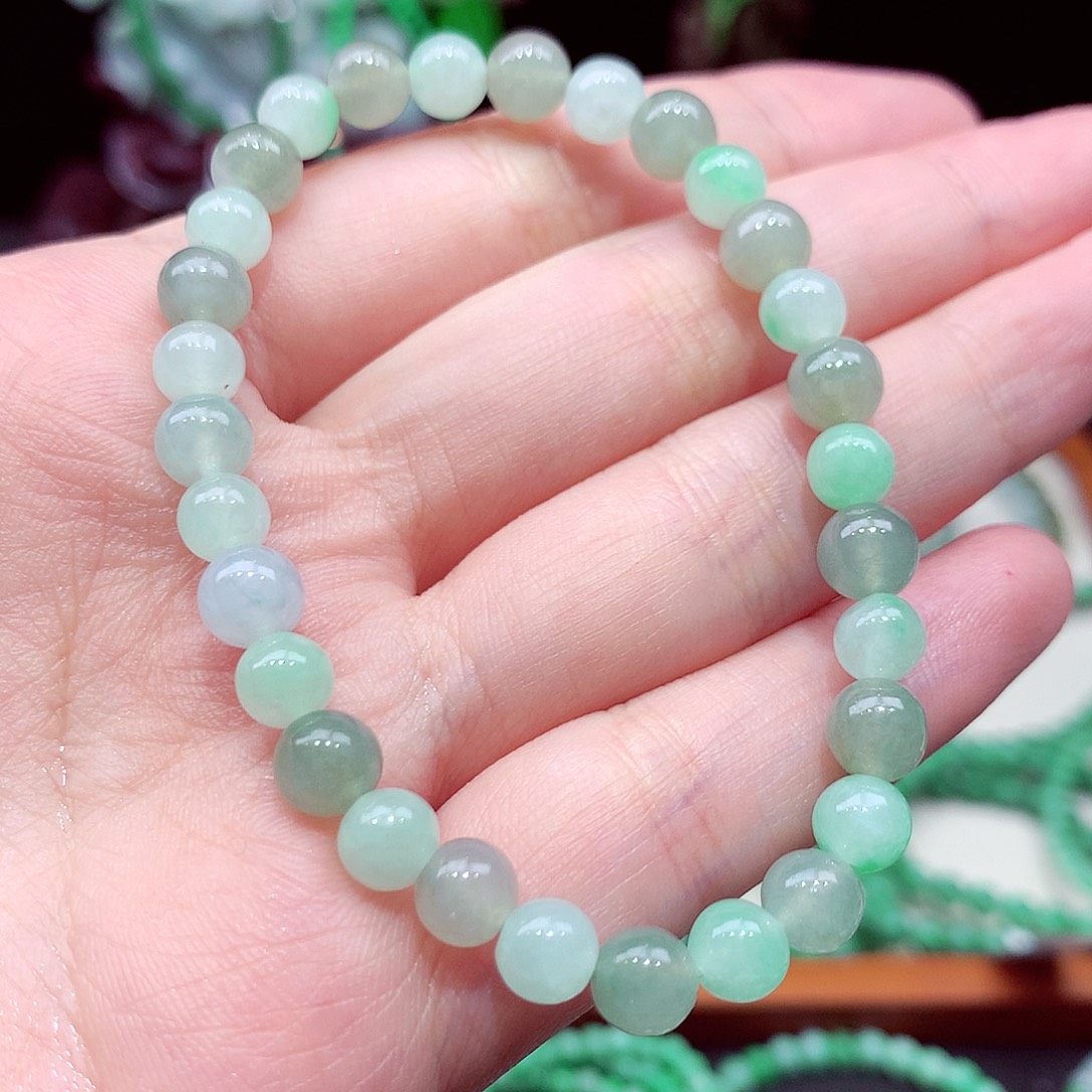 翡翠未镶嵌手链翡翠