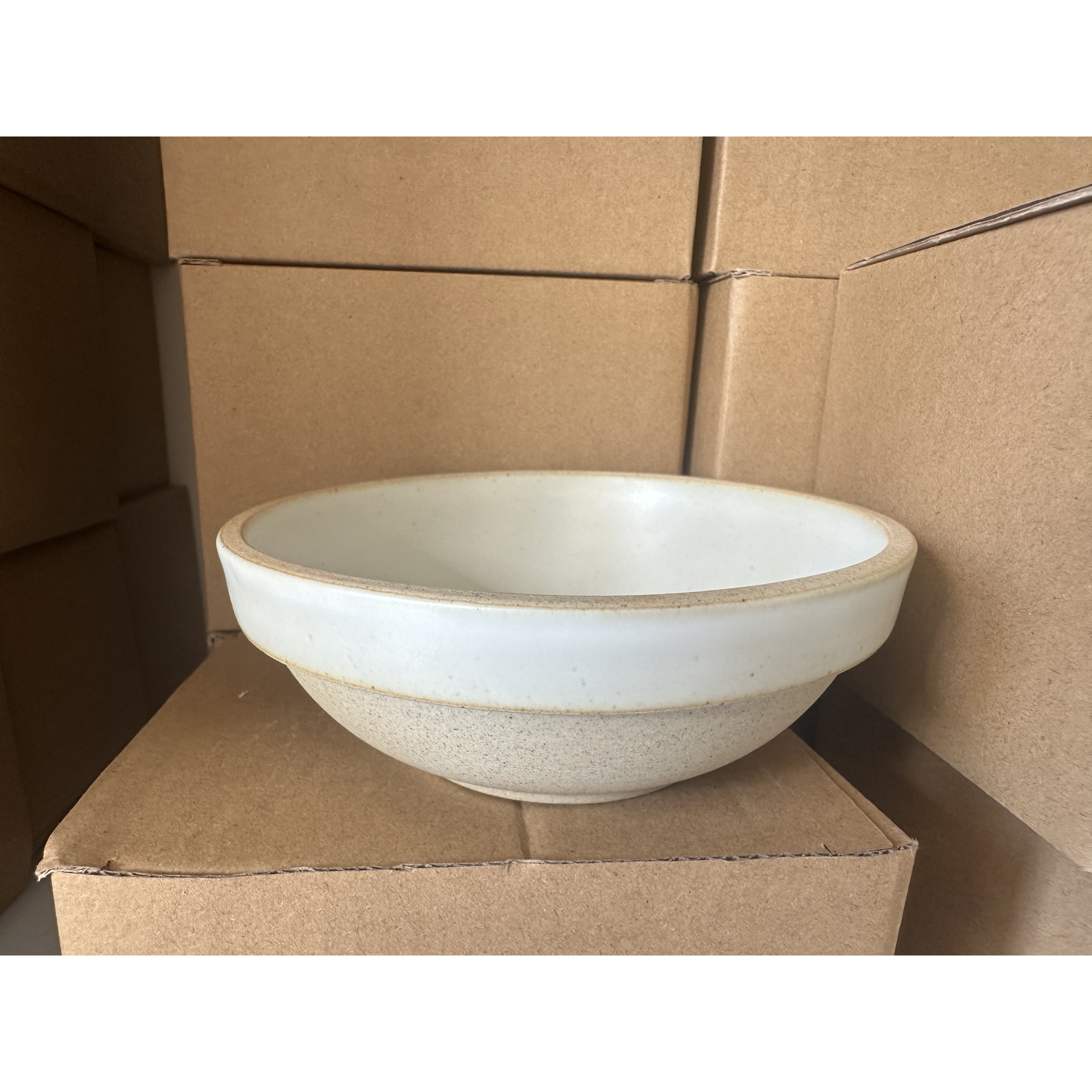 复古白田园米饭碗 12.5cm*4.5cm QCW008