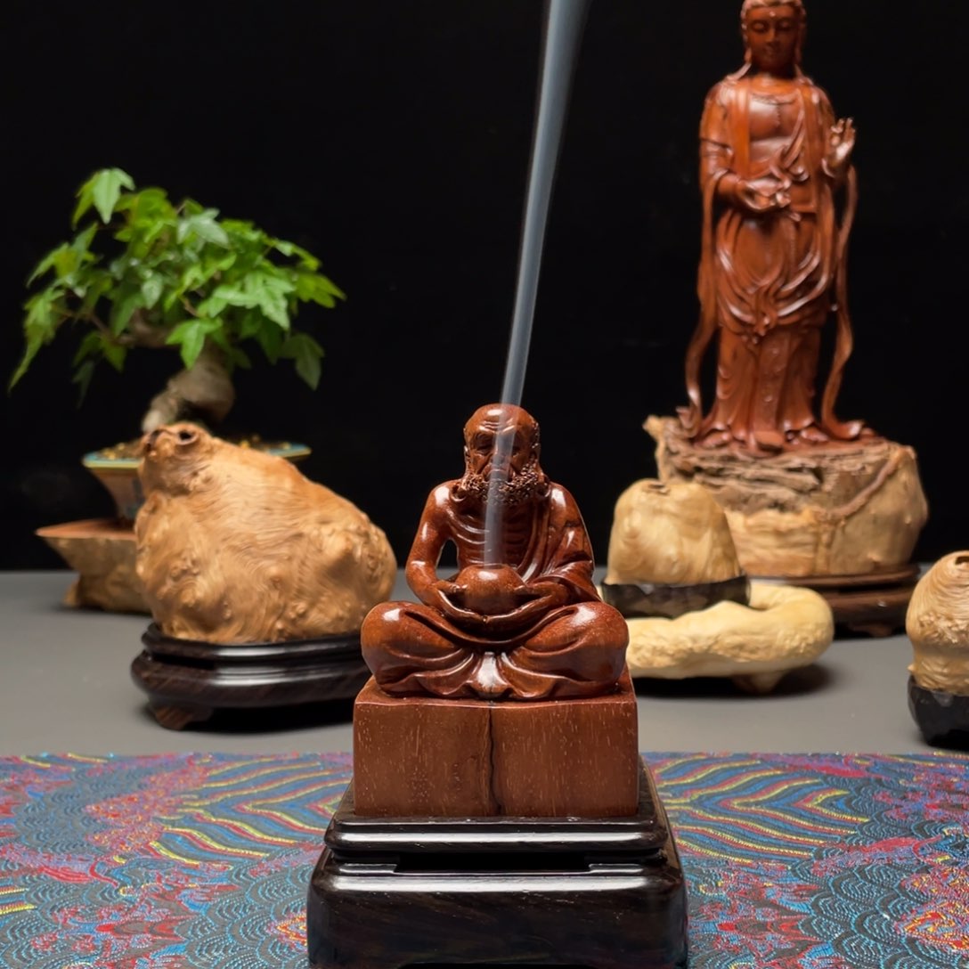 香榧木@*.荔枝木香炉