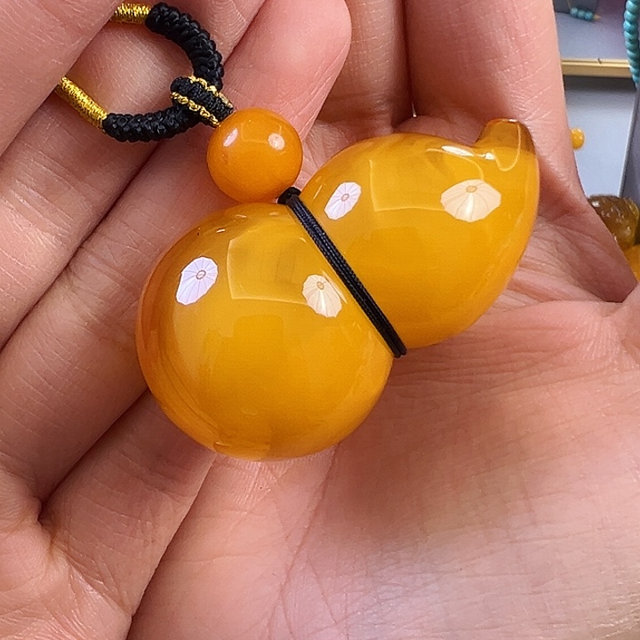 蜜蜡颈饰未镶嵌蜜蜡