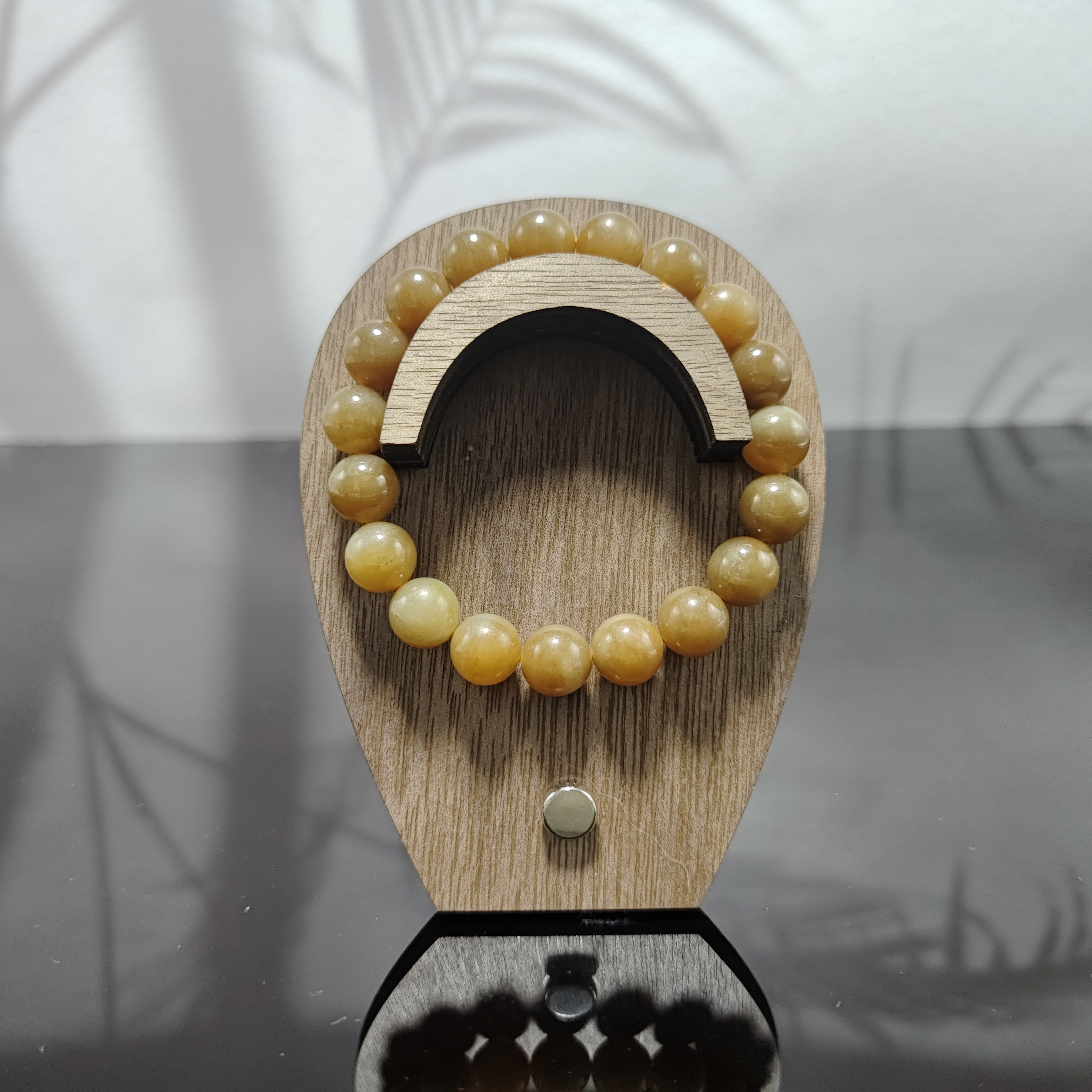 J和田玉圆珠手串（卡10）1019