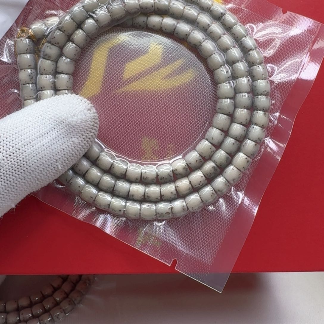 星月菩提手串22梵天绿冰糖半壁6左右直切108