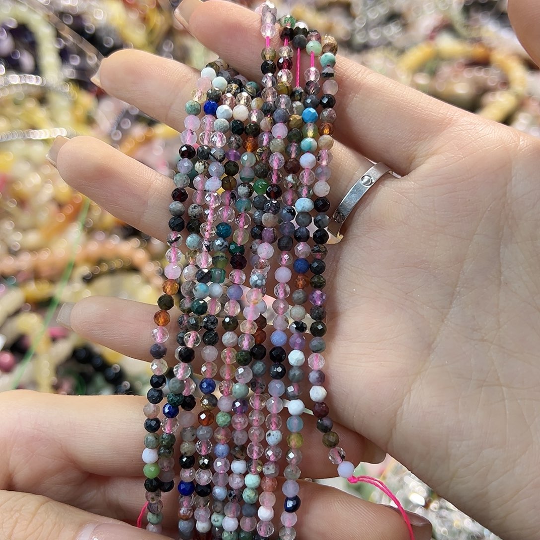 玛瑙/玉髓合金珠宝半成品多宝卡3两条