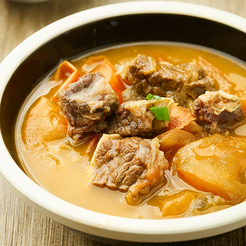 东来顺黄柿子牛腩600g/盒 内蒙北京老字号牛肉食材速食