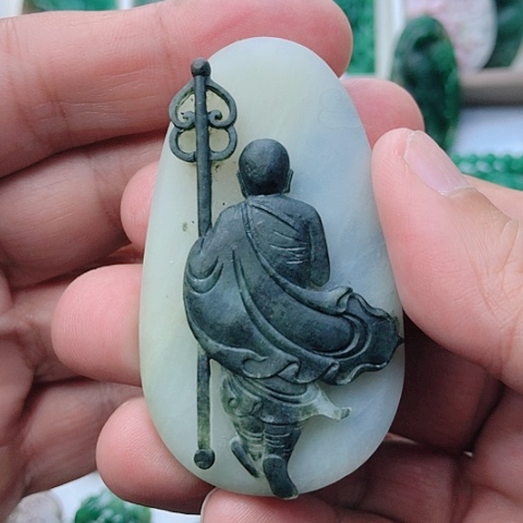 未镶嵌独山玉吊坠(不含链)