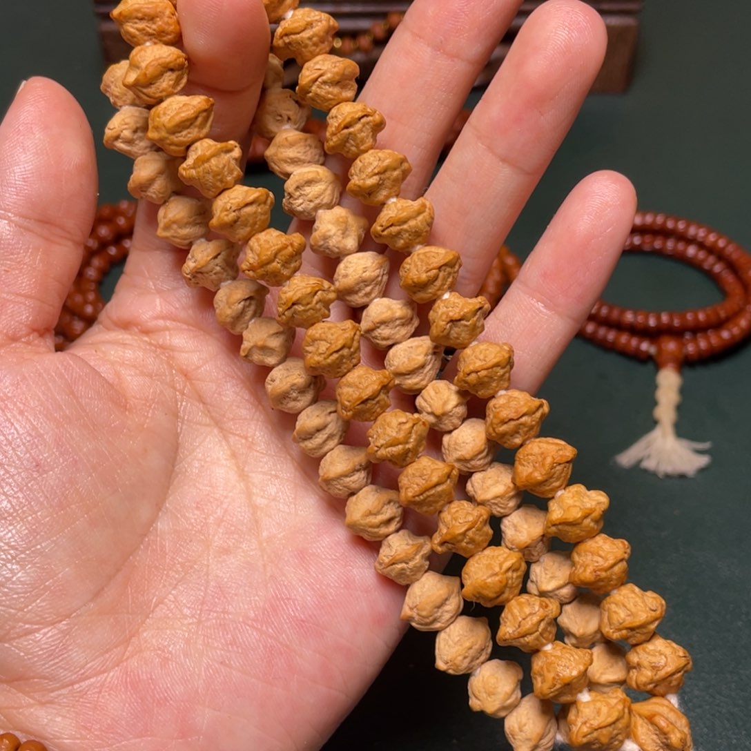 柏香籽/百香籽吊坠脸谱手持