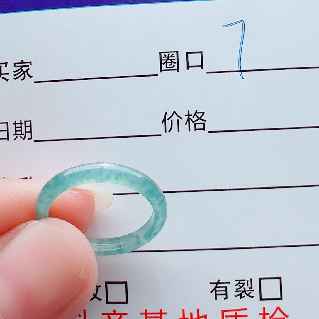 未镶嵌戒指翡翠@*^戒圈