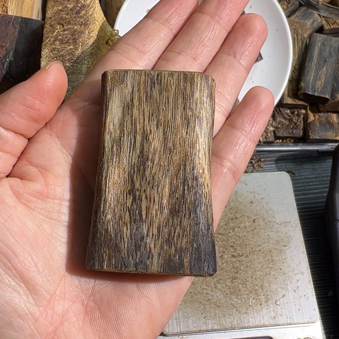 沉香吊坠白棋楠吊坠12.8克