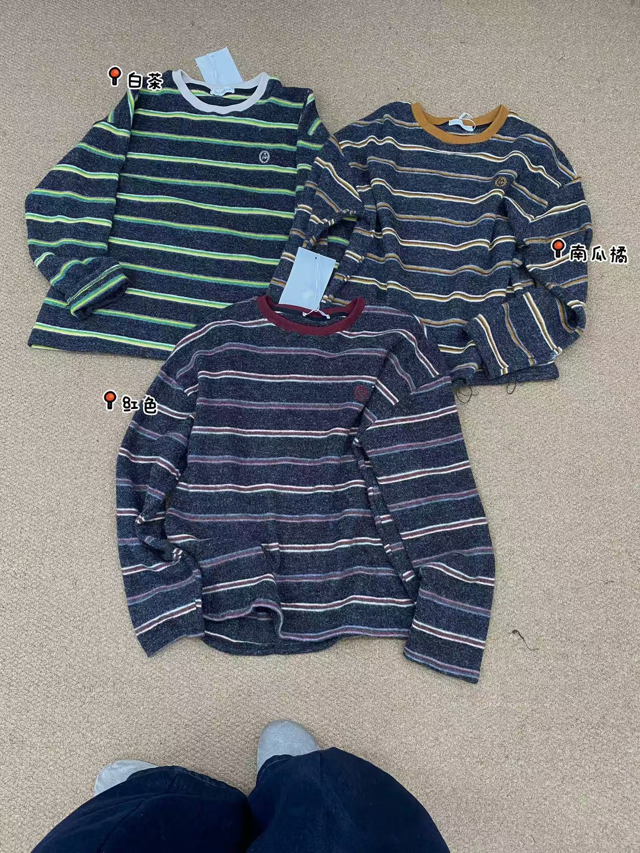 JDRX#3508 FL 日系软糯绒条纹上衣 2025-12-04