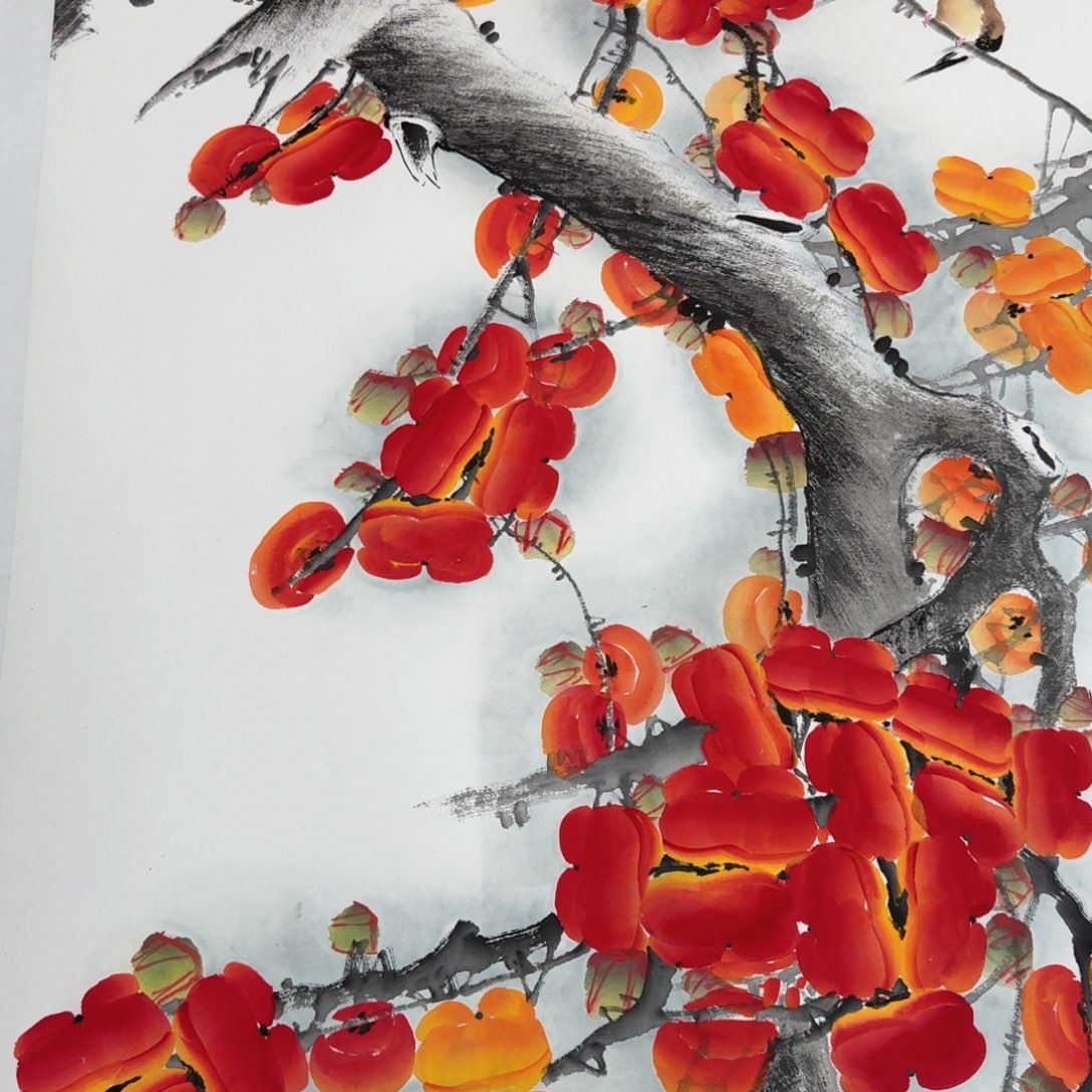 国画国画作品山水花鸟纯手绘