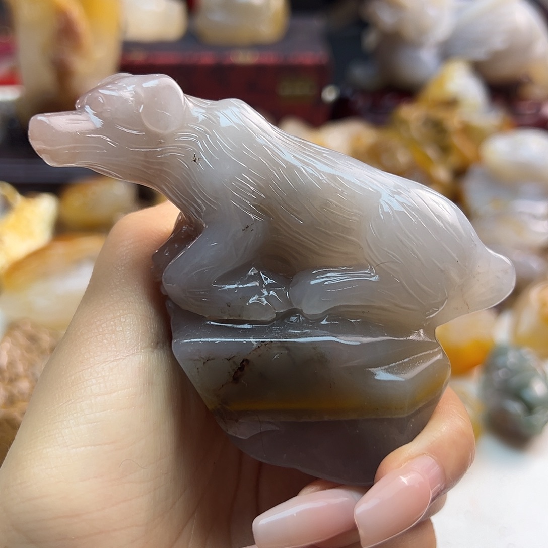 玛瑙/玉髓未镶嵌颈饰