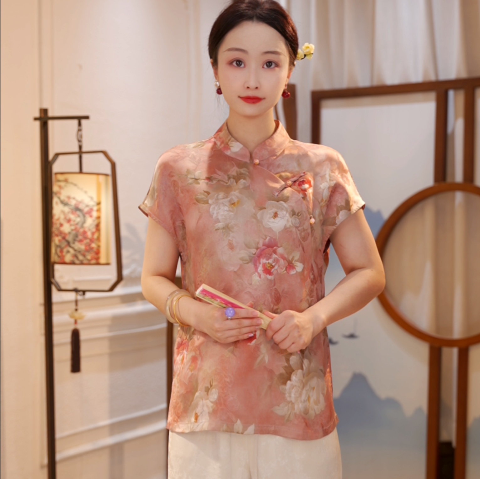 百花齐放｜新中式国风时尚百搭重磅上衣小衫-5348