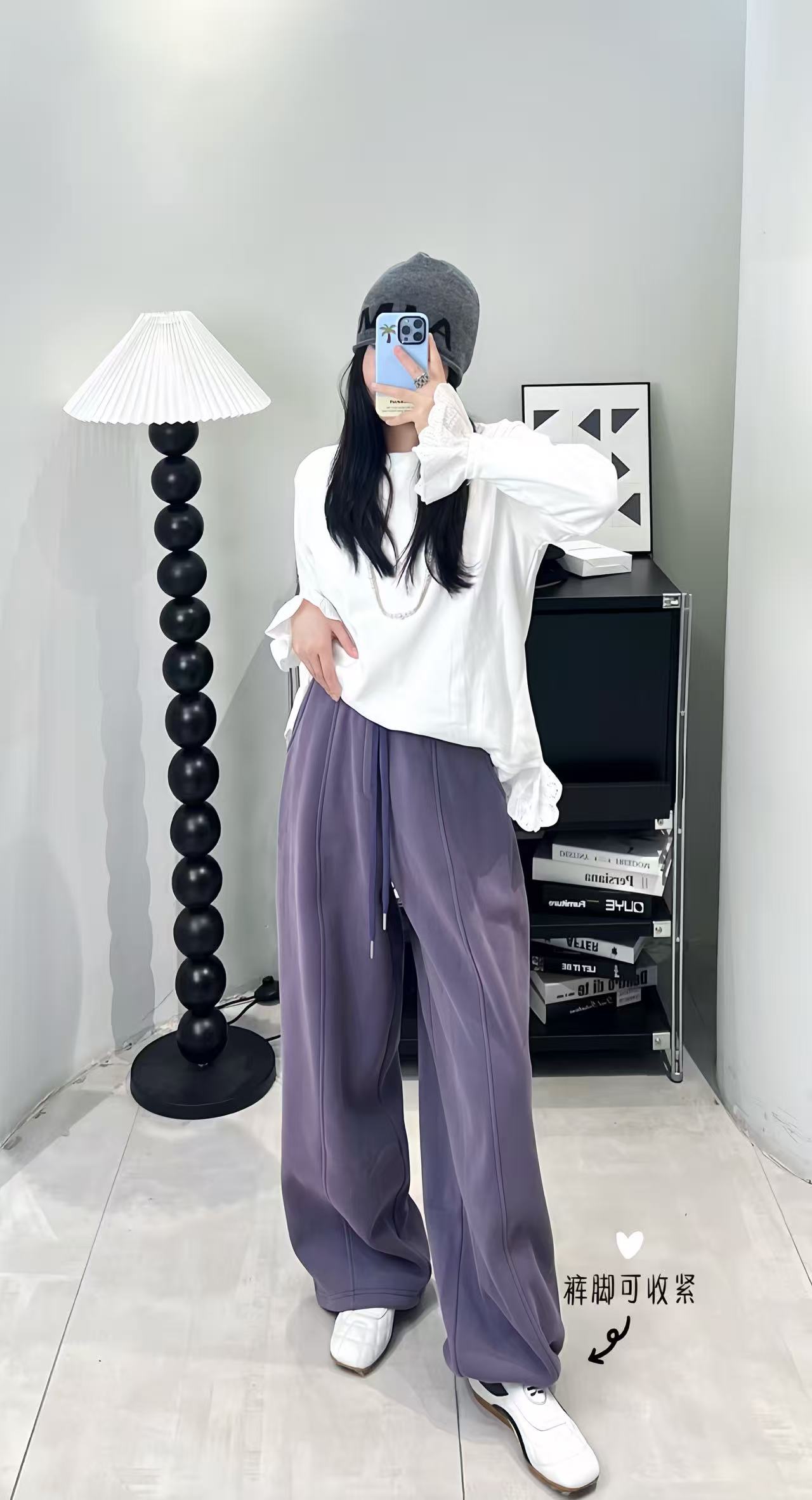 【ZS推荐】UNICON 25冬季新款加厚加绒抽绳多色卫裤11221151