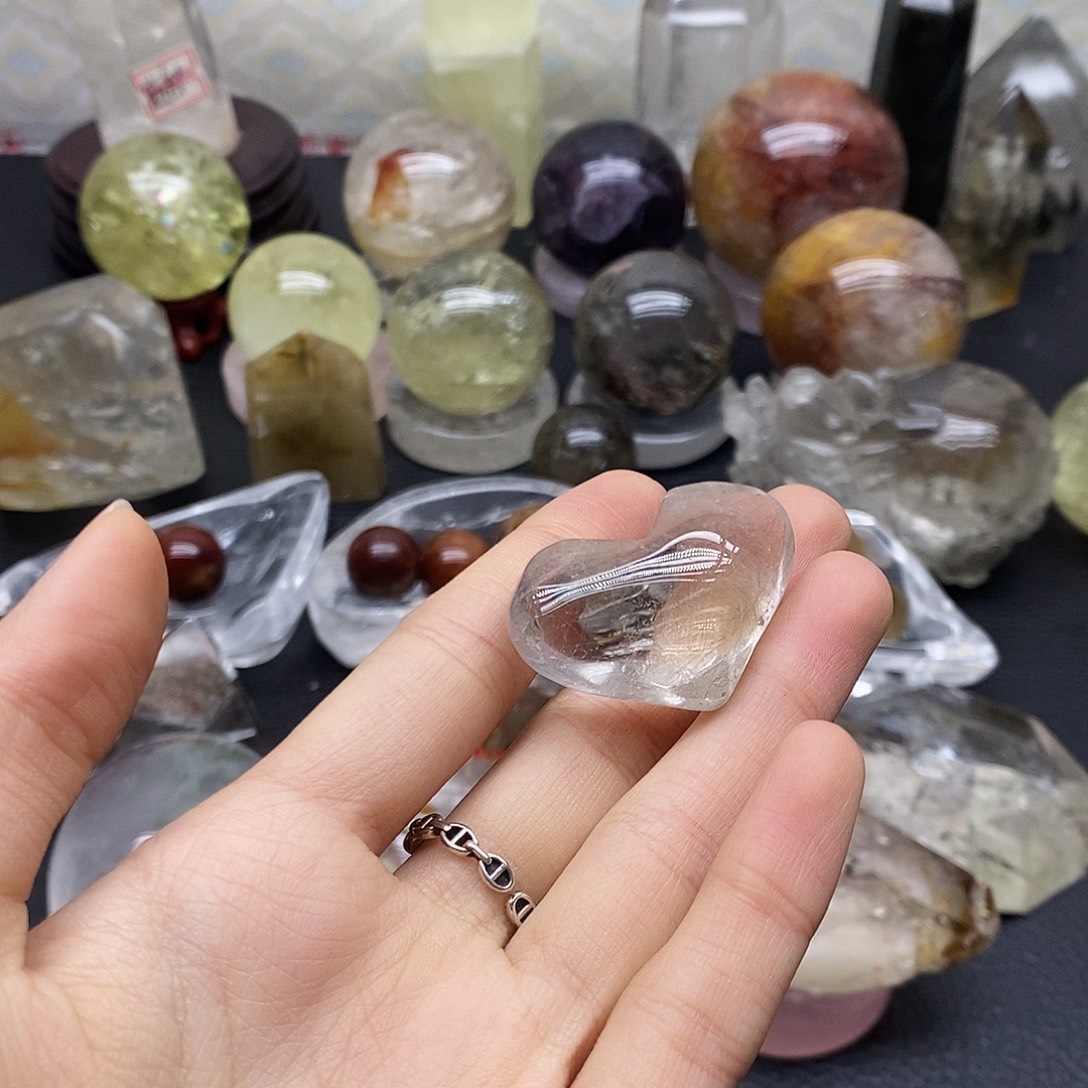 水晶未镶嵌珠宝半成品265水晶石