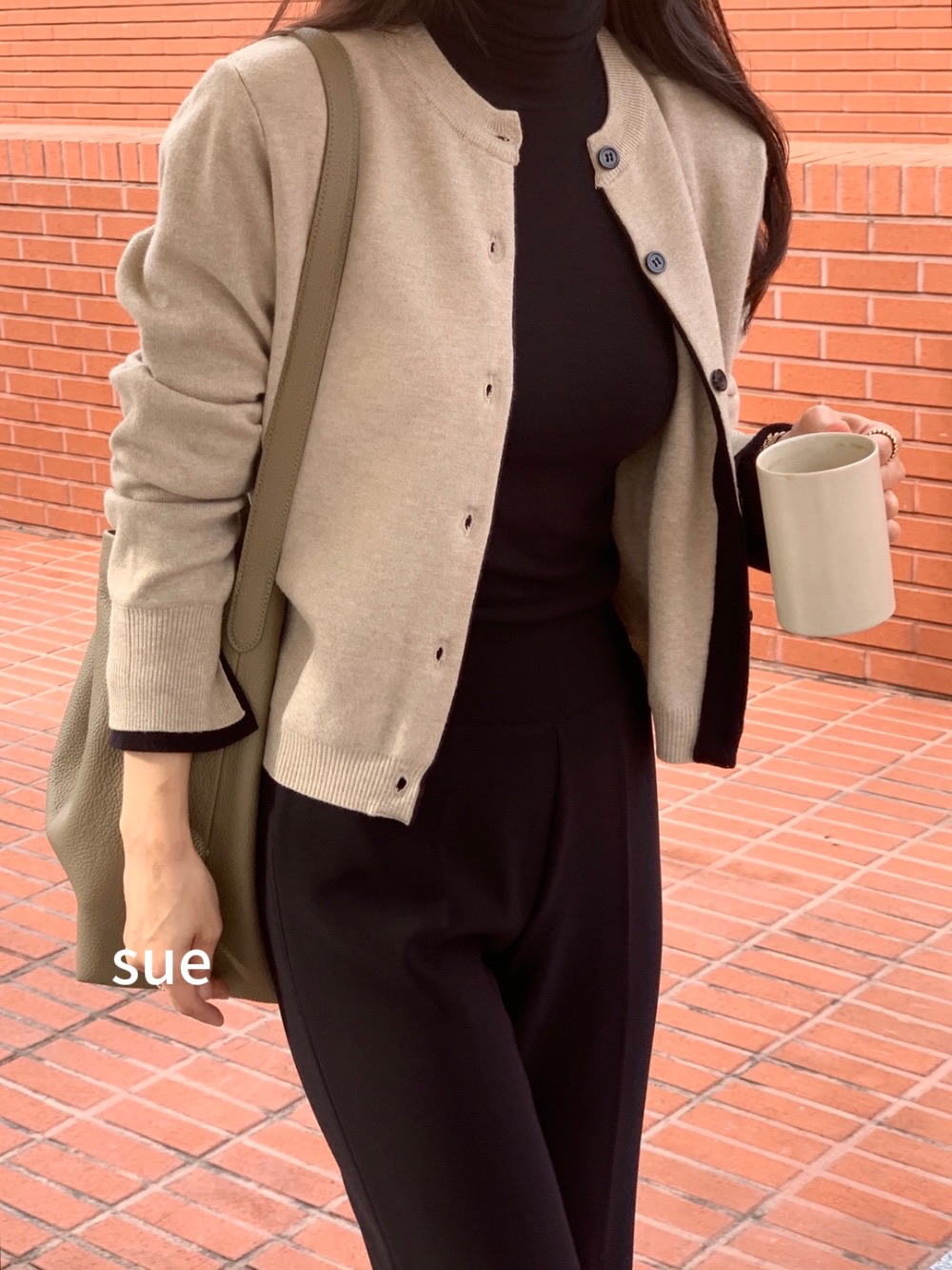 保暖发热长袖休闲风常规毛针织衫直筒型常规厚度圆领