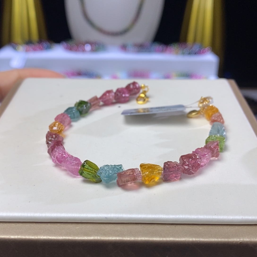 手链未镶嵌碧玺原石