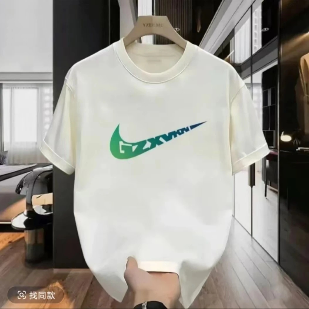 【一折粉丝福利】夏季男女同款百搭时尚潮牌短袖T恤8