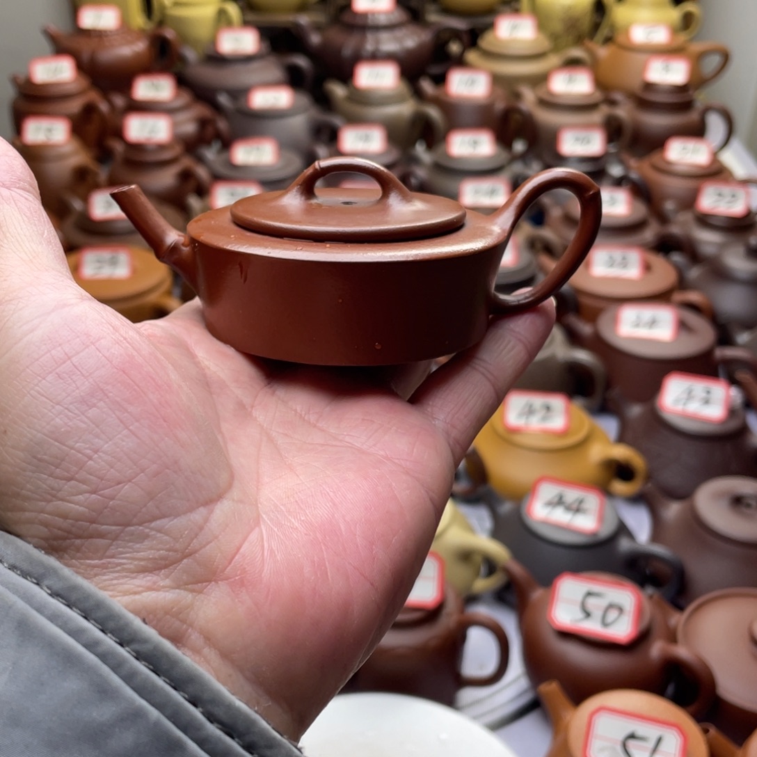 黑***猫紫砂茶壶微瑕半手工