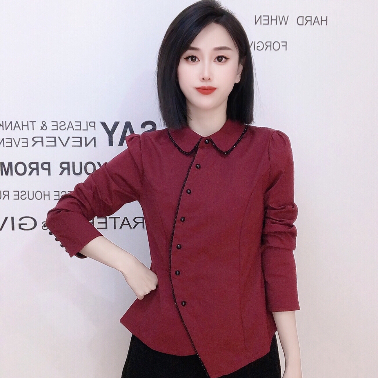 【加绒】6081加绒气质衬衫