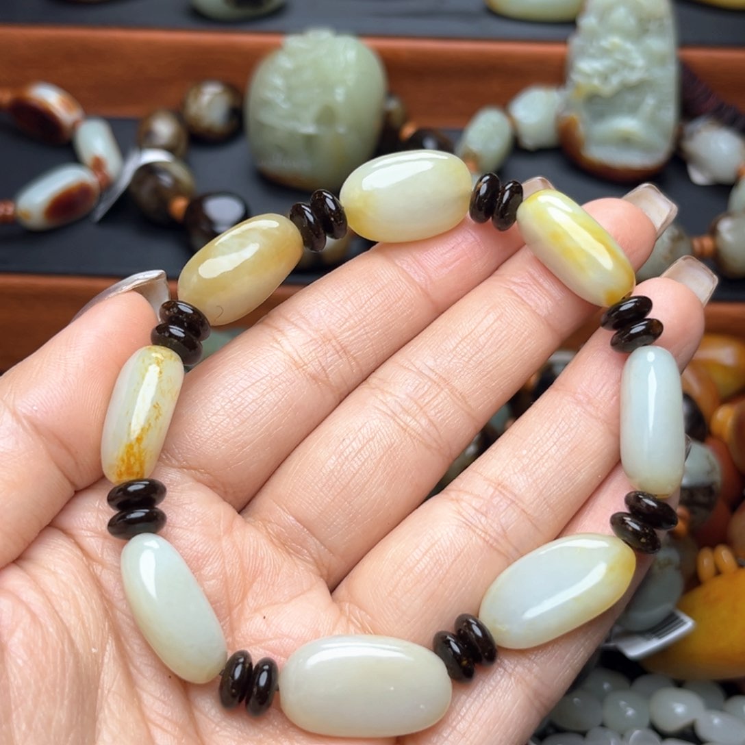 和田玉手链未镶嵌