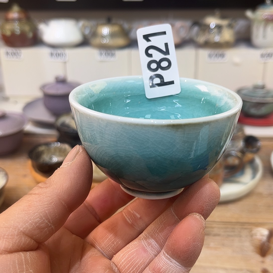 朱泥茶杯陶瓷艺术品