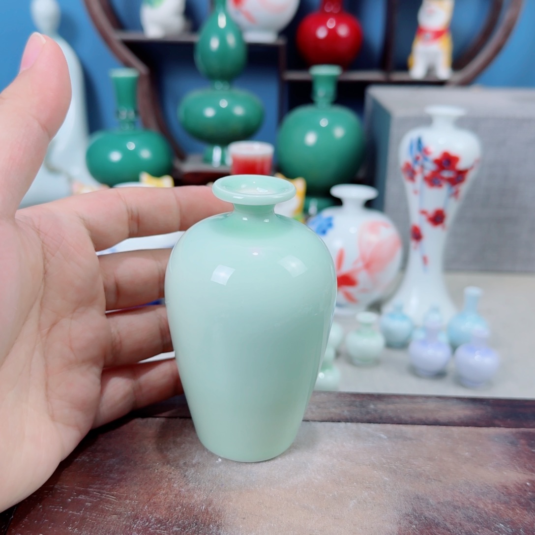 陶瓷手工小花器摆件