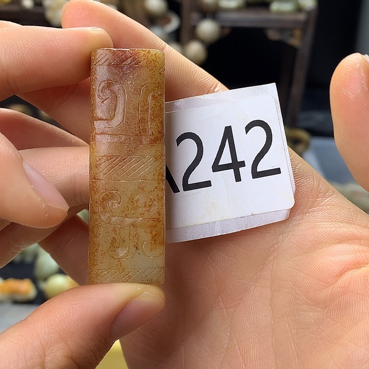 和田玉银S925镀金镶嵌颈饰