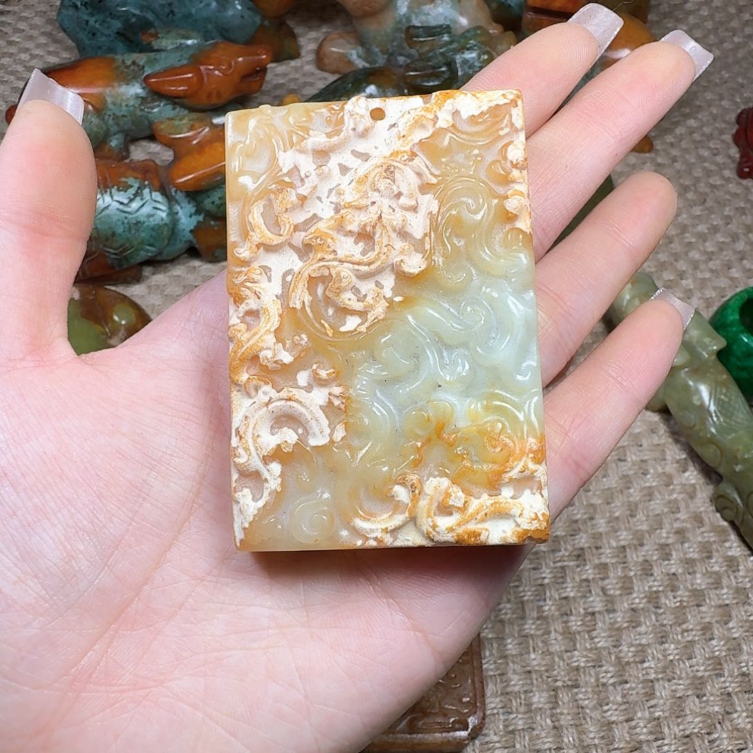 白玉菩提吊坠挂件