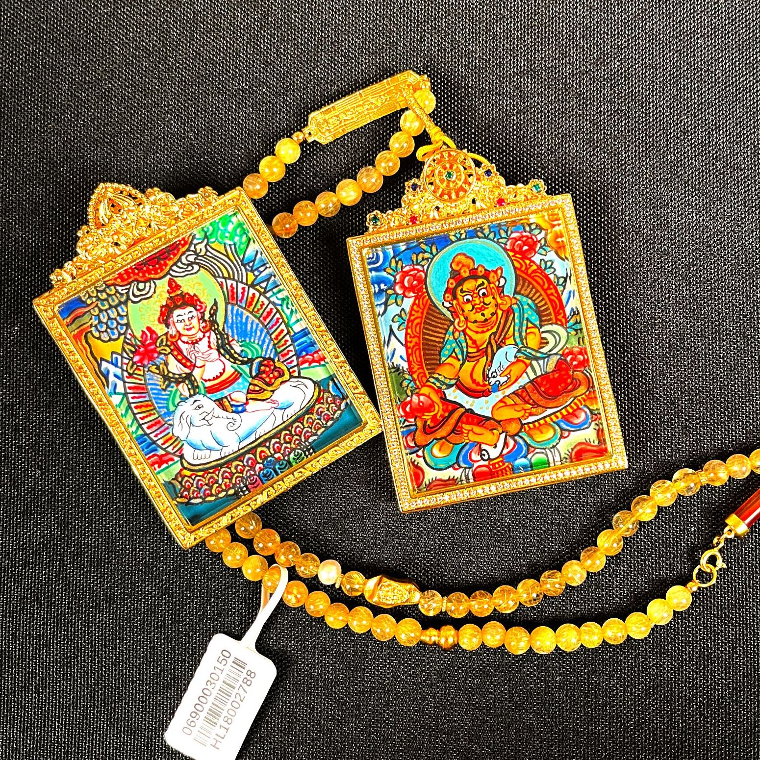 热贡手工砂绘非遗级手绘唐卡