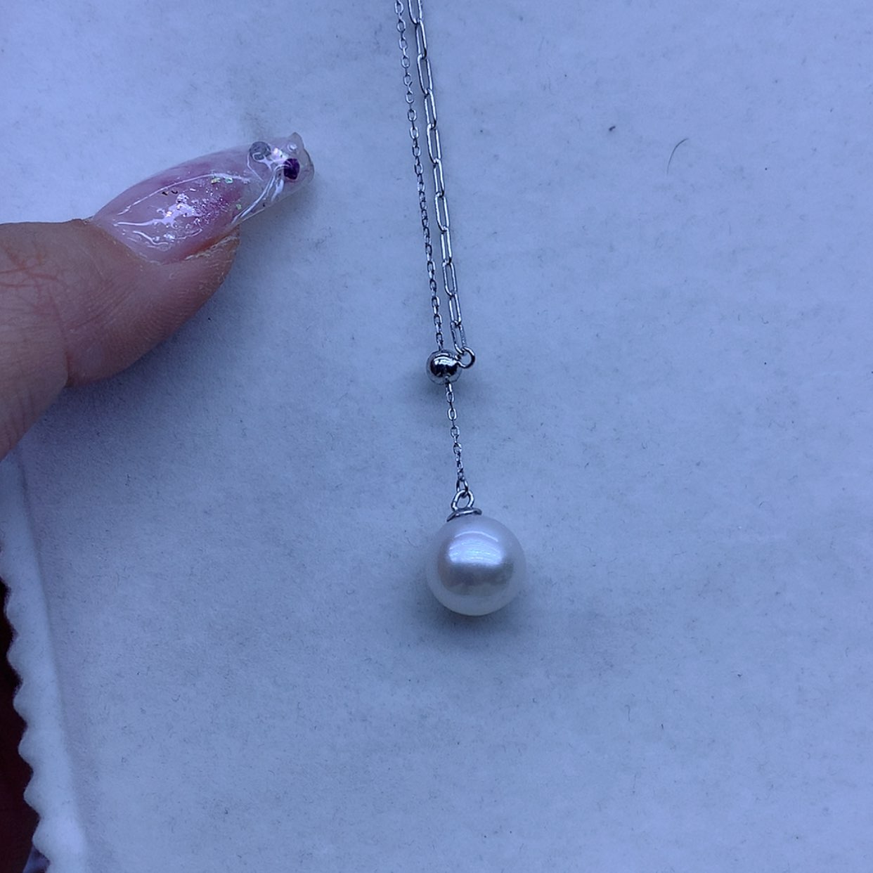 【闪购商品】淡水珍珠颈饰银S925镶嵌