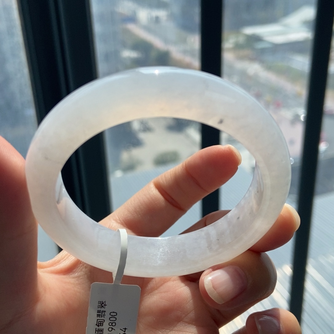 翡翠手镯未镶嵌54正圈