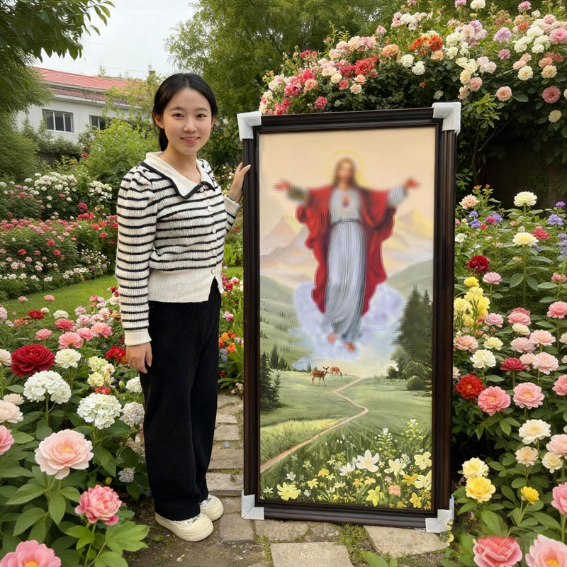 [定制款]晶瓷家居玄关画欧洲艺术作品