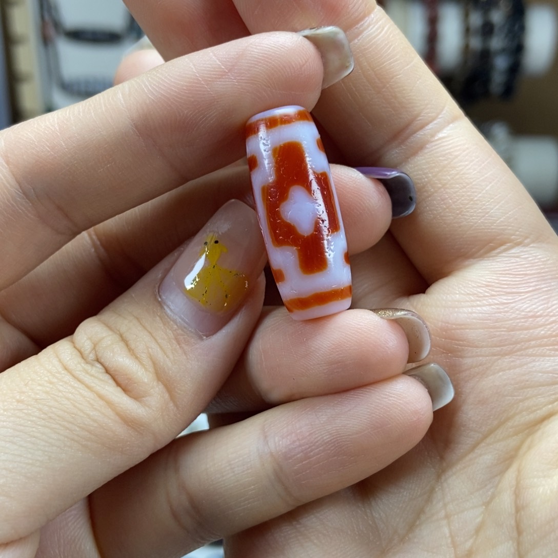 玛瑙/玉髓二眼未镶嵌