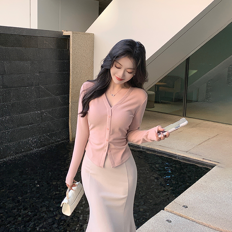 [66号 直播福利] 11/10-11/15【微甜心事】敲温柔！粉色修身针织上衣