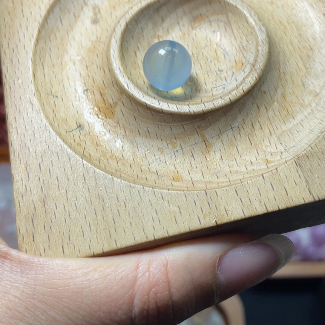 一***）手链水晶未镶嵌海蓝宝单珠