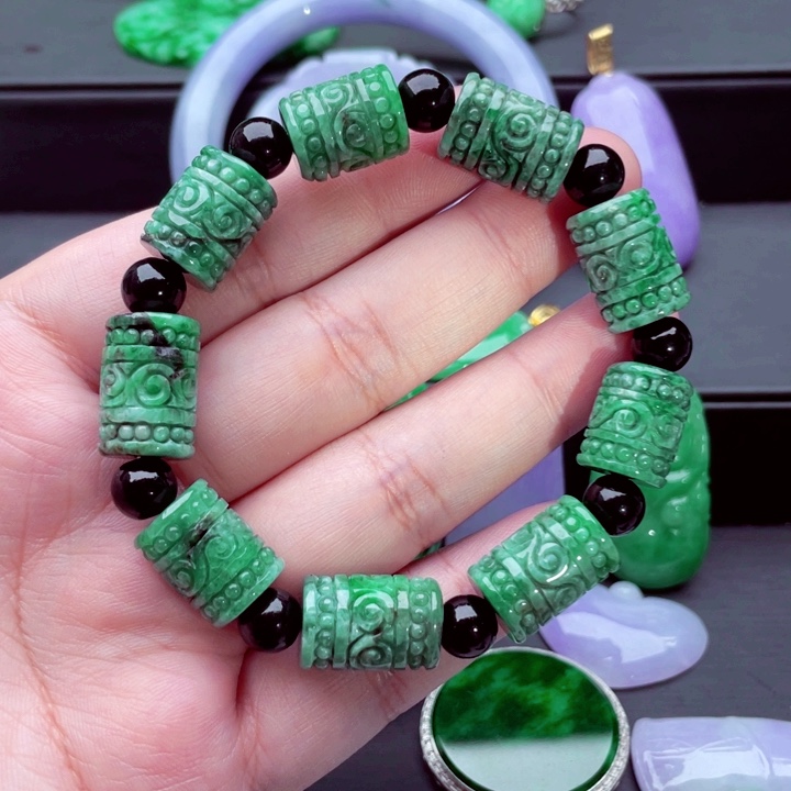 翡翠未镶嵌手串手串