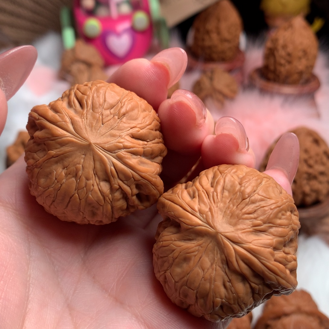 文玩核桃把件40铁锤