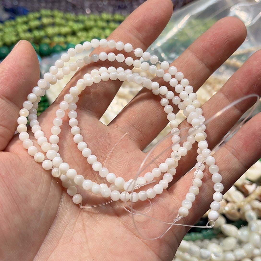 玛瑙/玉髓合金珠宝半成品马蹄螺4mm两条