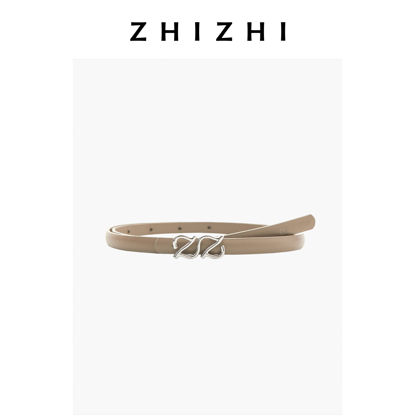 致知 玉连环 zz扣头真皮皮带百搭有质感25年冬季新款ZZ2EWPPX005