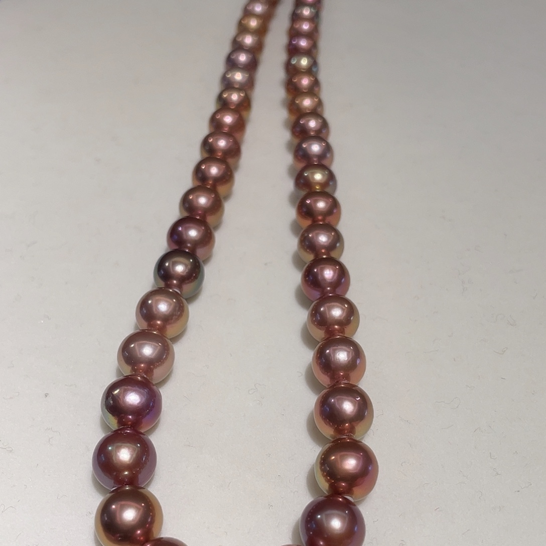 颈饰银S925镶嵌淡水珍珠